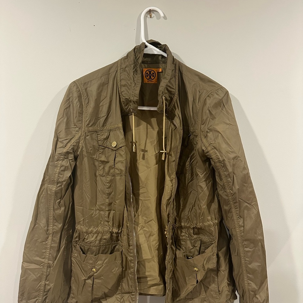 Tory Burch Tan Military Field Jacket